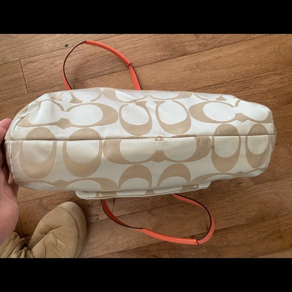 Authentic Coach bag tan coral F25294 - Picture 6 of 11